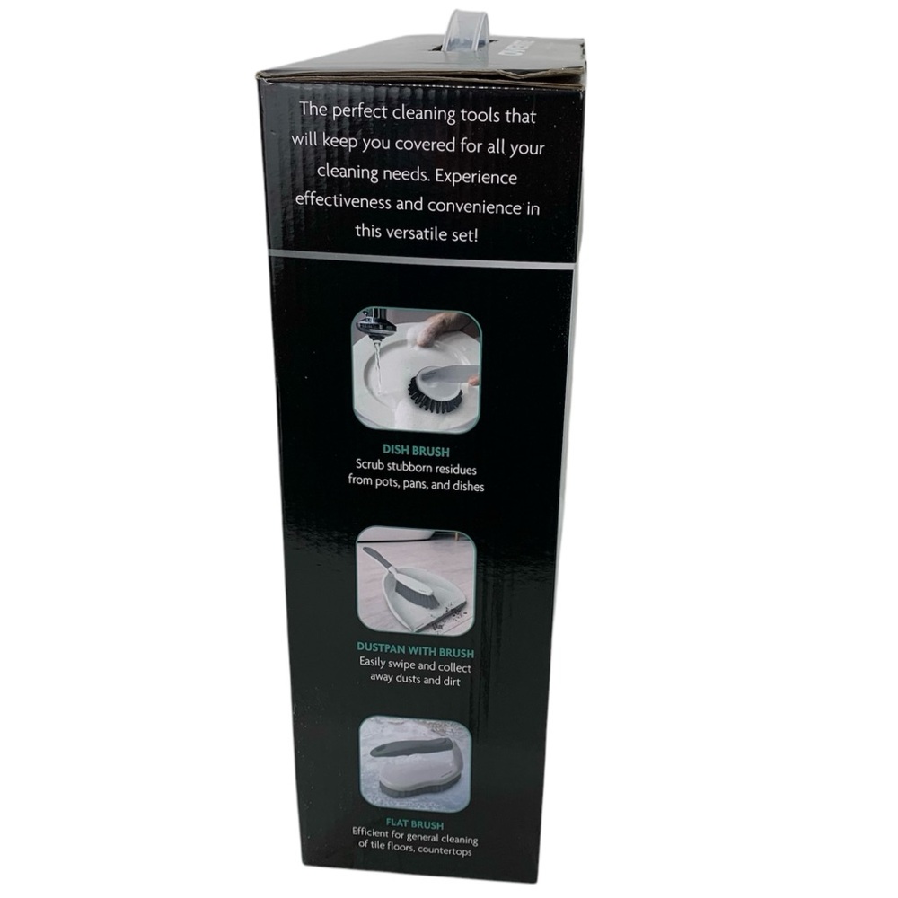 Ovente Household Cleaning Brush and Scrubber Set - Picture 4 of 4